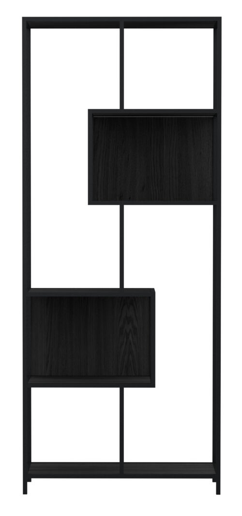 Seaford hilla m/panel 77x185cm svört