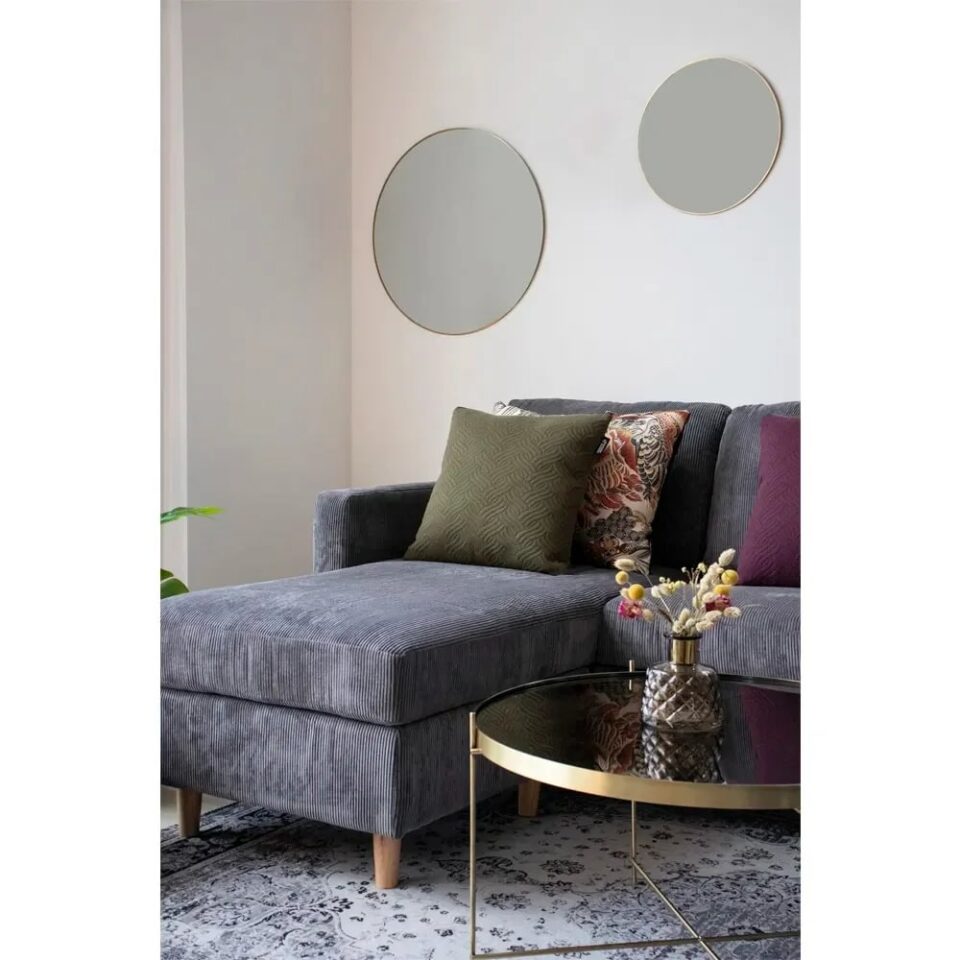 House Nordic Jersey spegill brass Ø60cm - Image 4
