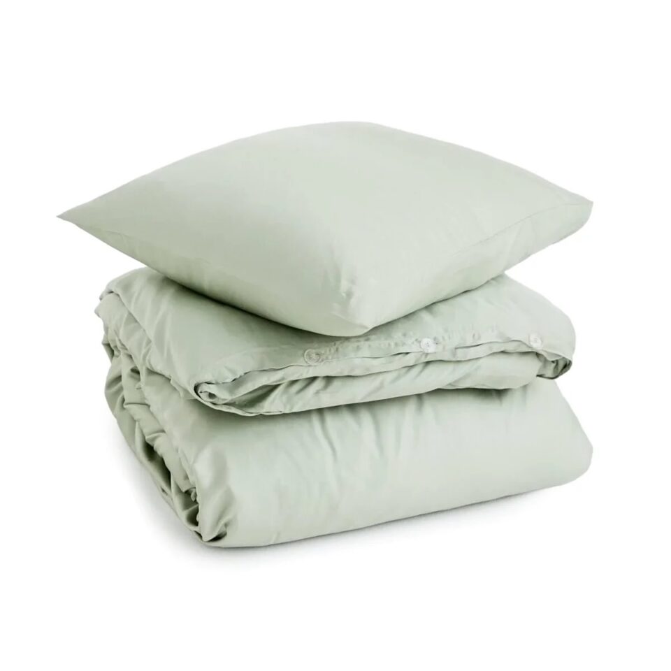 Movesgood bambus rúmföt 140x200 græn
