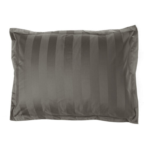 Dorma Home koddaver satín 50x70 dökkgrátt striped