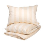 Dorma Home rúmföt satín 140x220 natural striped