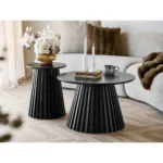 House Nordic Osaka hliðarborð Ø40cm svart - Image 3