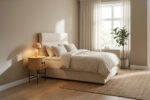 Bari rammi m/höfuðgafli beige 180x200 - Image 3