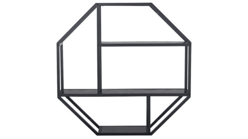 Seaford vegghilla Octagon svört