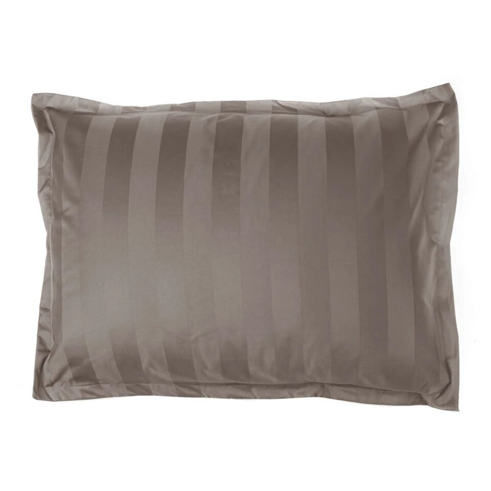 Dorma Home koddaver satín 50x70 dökkgrátt striped