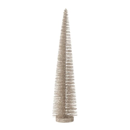 Jolipa Xmas Deco glitter jólatré champagne H 39cm