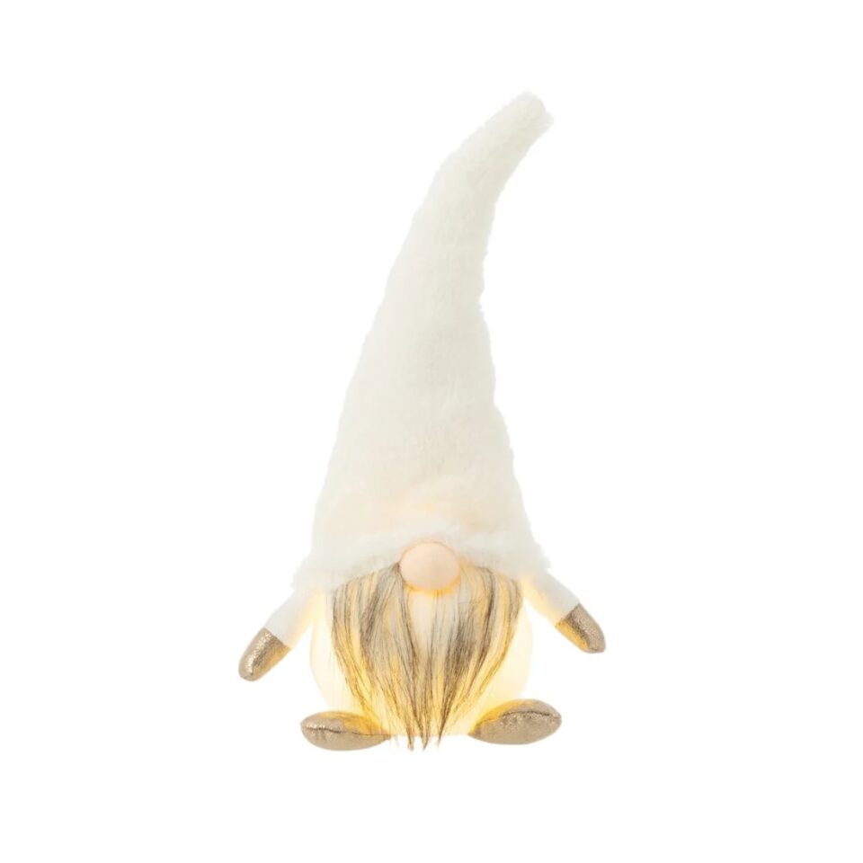 Jolipa jólaálfur hvítur/grár H33 cm - Image 2