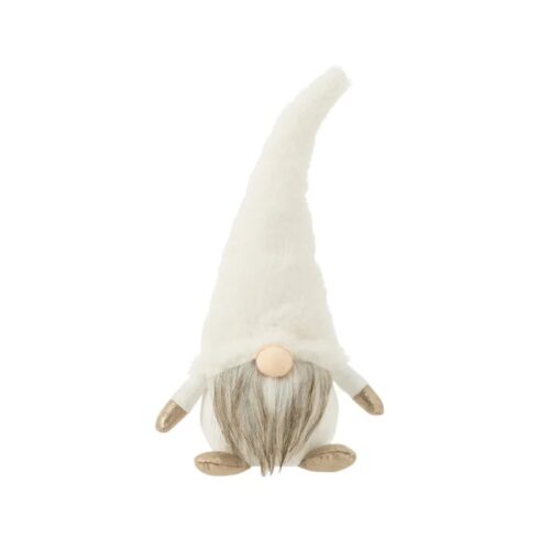 Jolipa jólaálfur hvítur/grár H33 cm