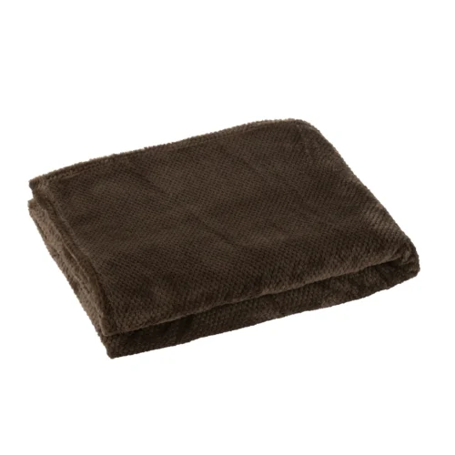 Jolipa Snuggle teppi dökkbrúnt 130x170