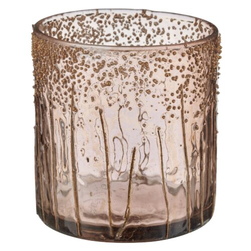 Gasper Cylinder kertastjaki ljósbrúnn 9cm