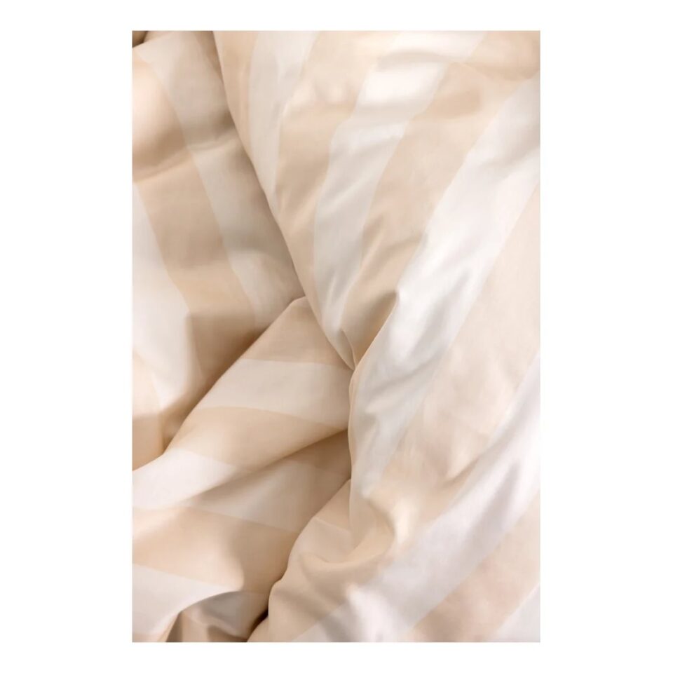 Dorma Home rúmföt satín 140x200 natural striped - Image 3
