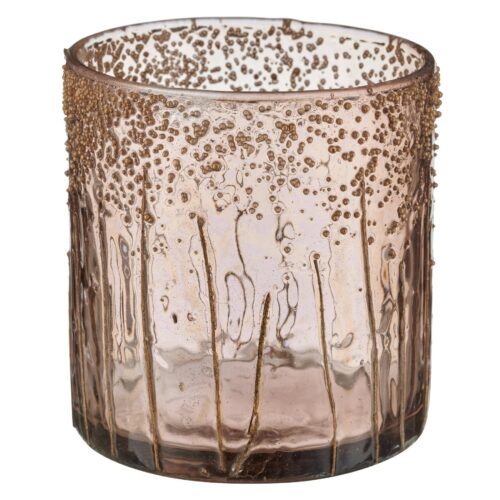 Gasper Cylinder kertastjaki ljósbrúnn 9cm