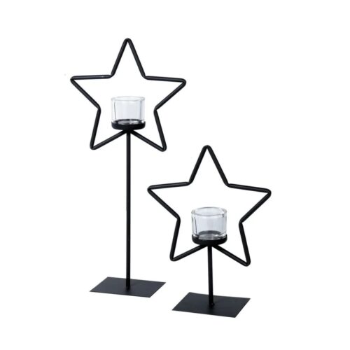 WMG Star kertastjaki á fæti H 50cm