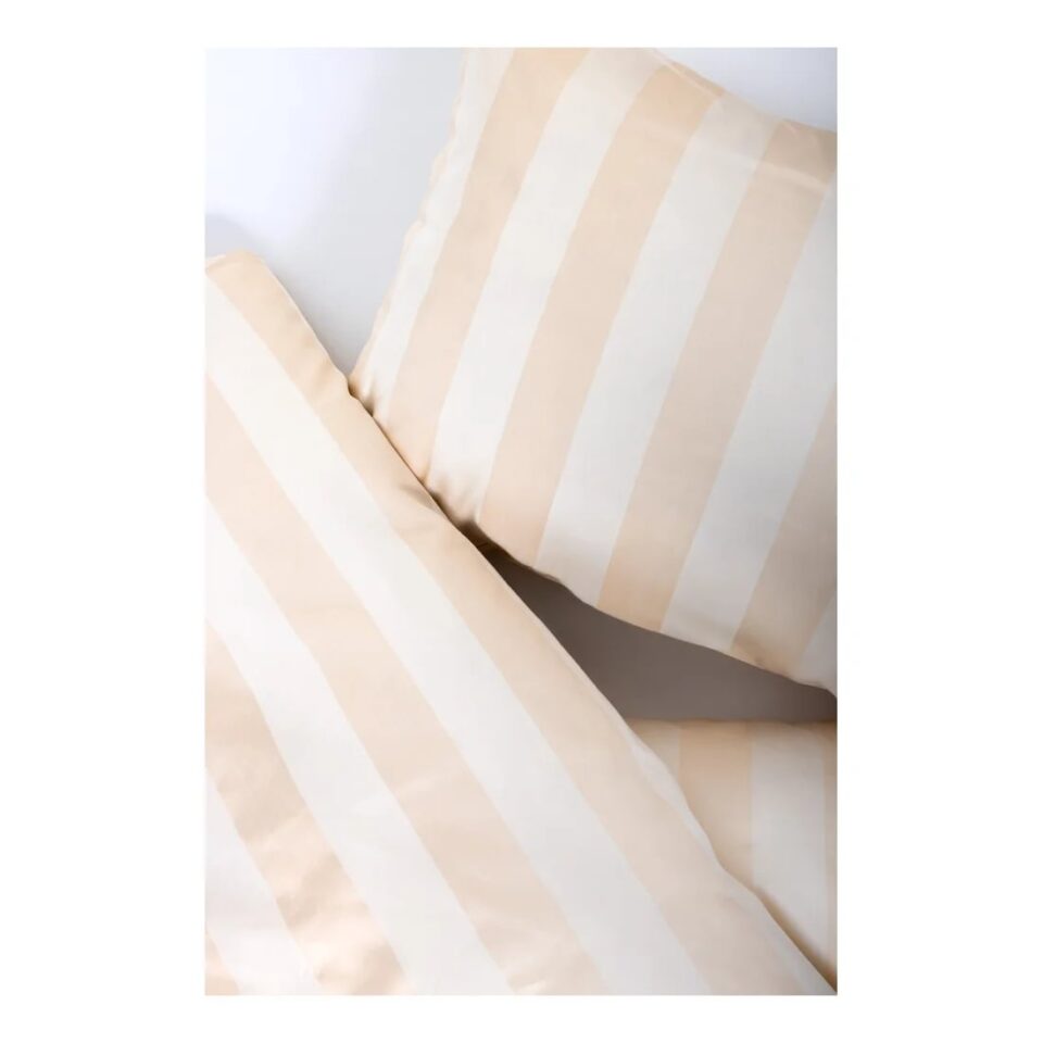 Dorma Home rúmföt satín 140x200 natural striped - Image 2