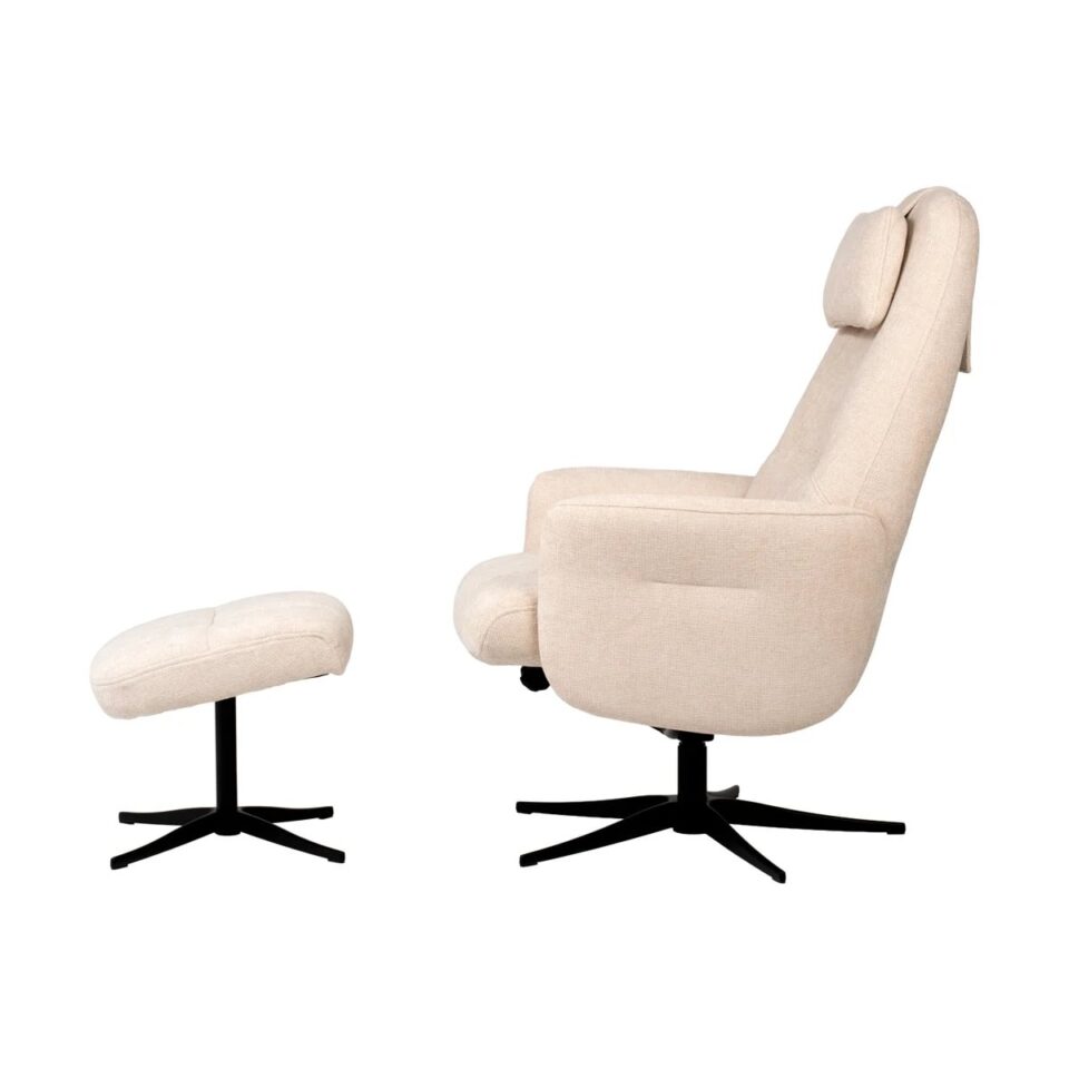 Albi hægindastóll m/skammel Breeze 120 beige - Image 5