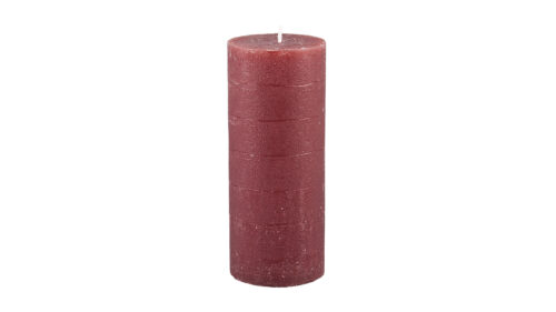 Broste kerti Rustic 7xH17 Burgundy