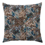 House Nordic Blossom púði 45x45cm blár/brúnn