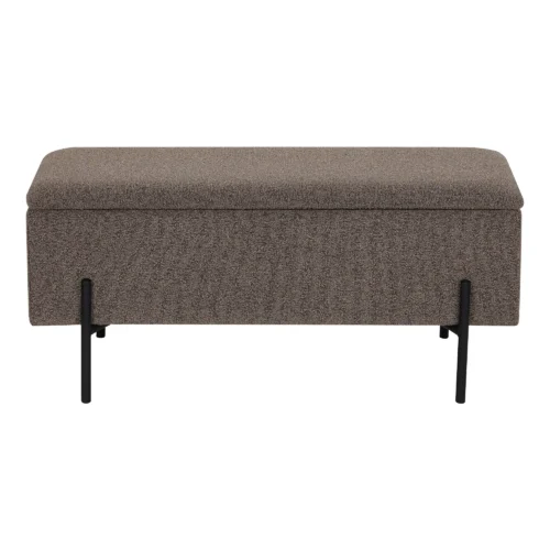 House Nordic Watford bekkur m/geymslu brúnn bouclé