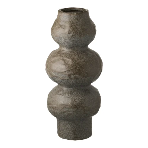 House Nordic blómavasi dökkgrár H33,5cm