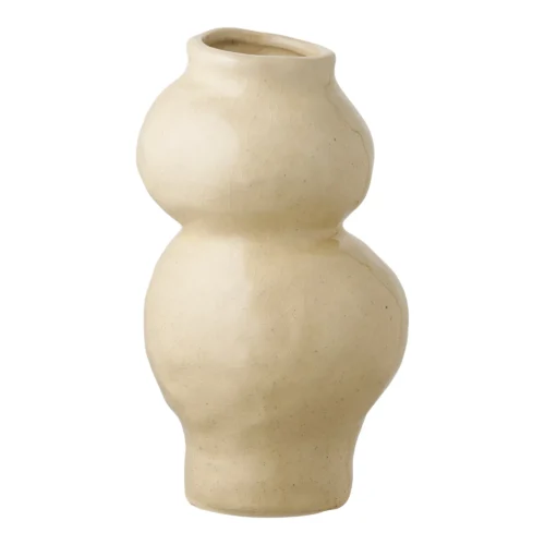 House Nordic vasi beige H19,5cm