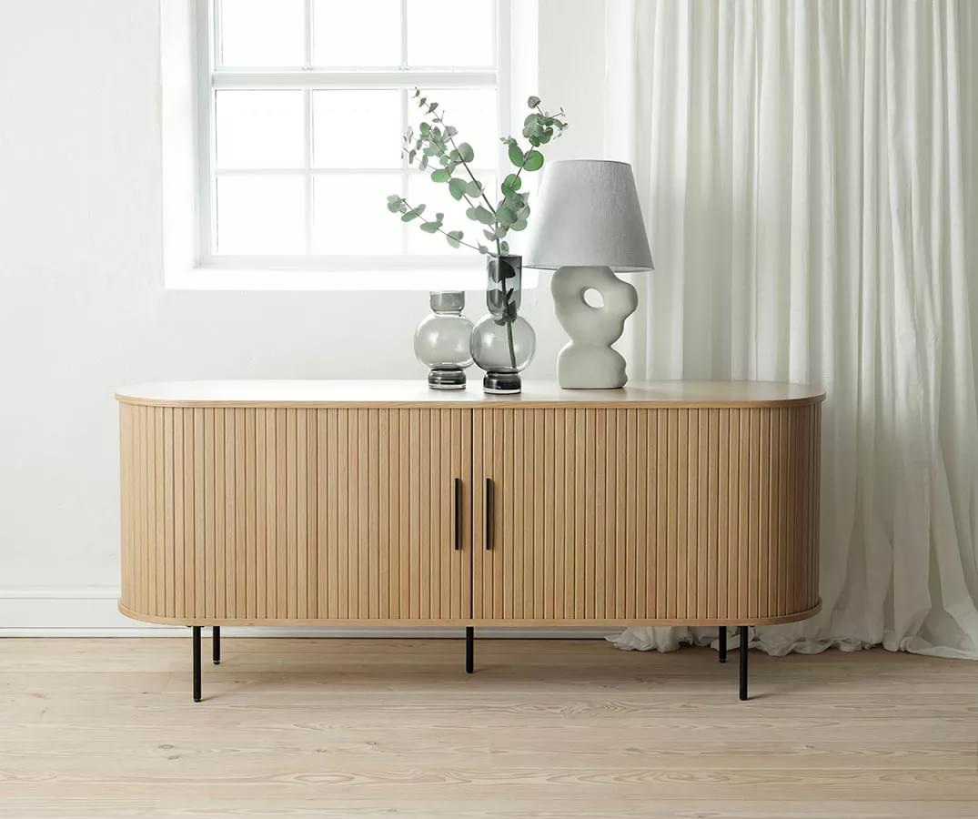 Nola skenkur stór natur eik - Image 2