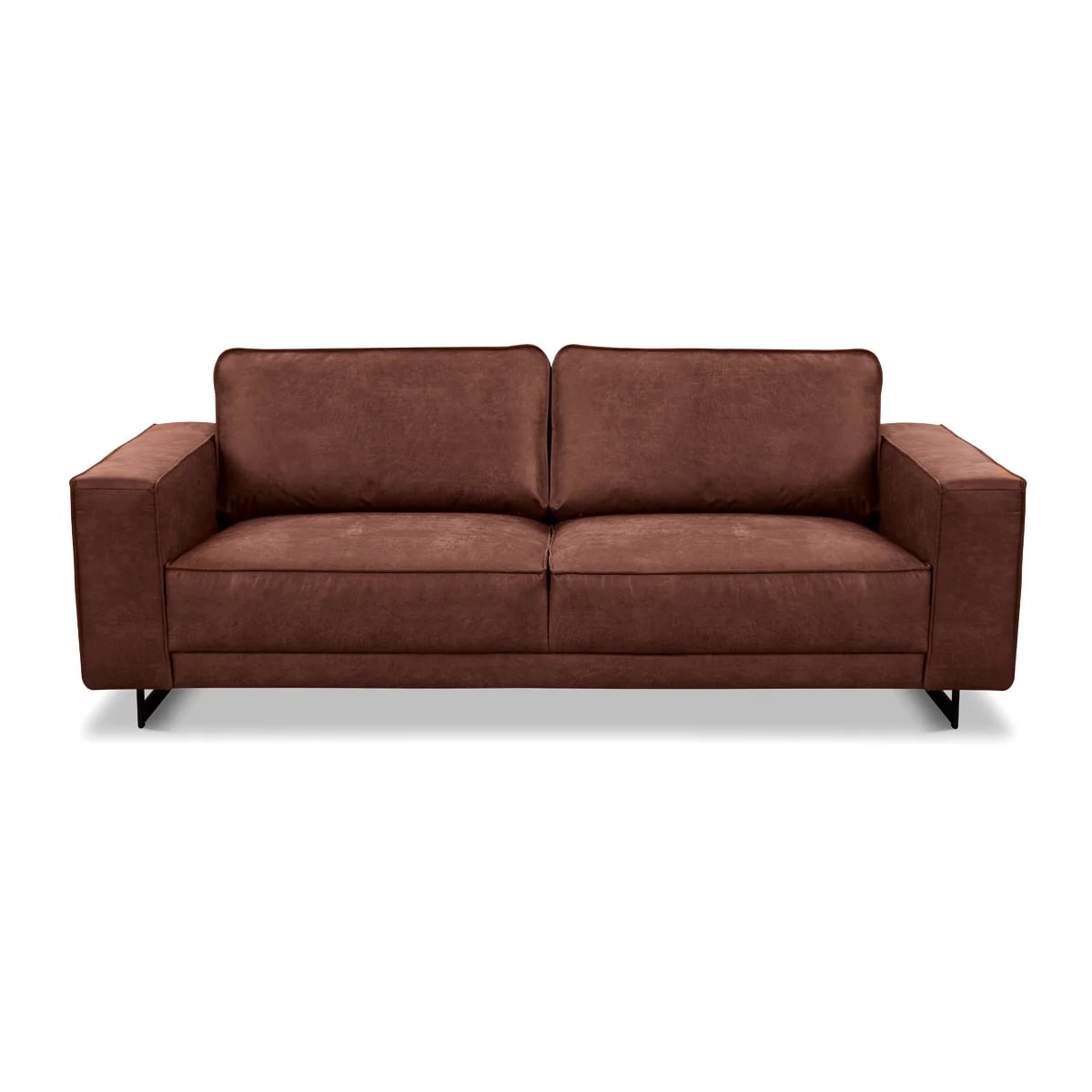 Sarno sófi 3s Kentucky 10 brúnn