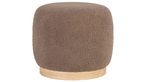 House Nordic Belfort skammel Bouclé brúnt