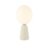 Kare Bollie borðlampi beige 33cm