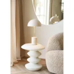 House Nordic Blackburn hliðarborð hvítt 36cm - Image 2