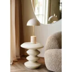 House Nordic Blackburn hliðarborð hvítt 36cm - Image 5