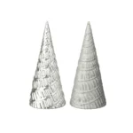 Jolipa jólatré silfur 2 gerðir 18cm