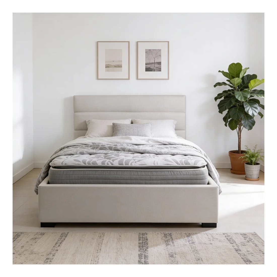 Bari rammi m/höfuðgafli 180x200 - Image 2