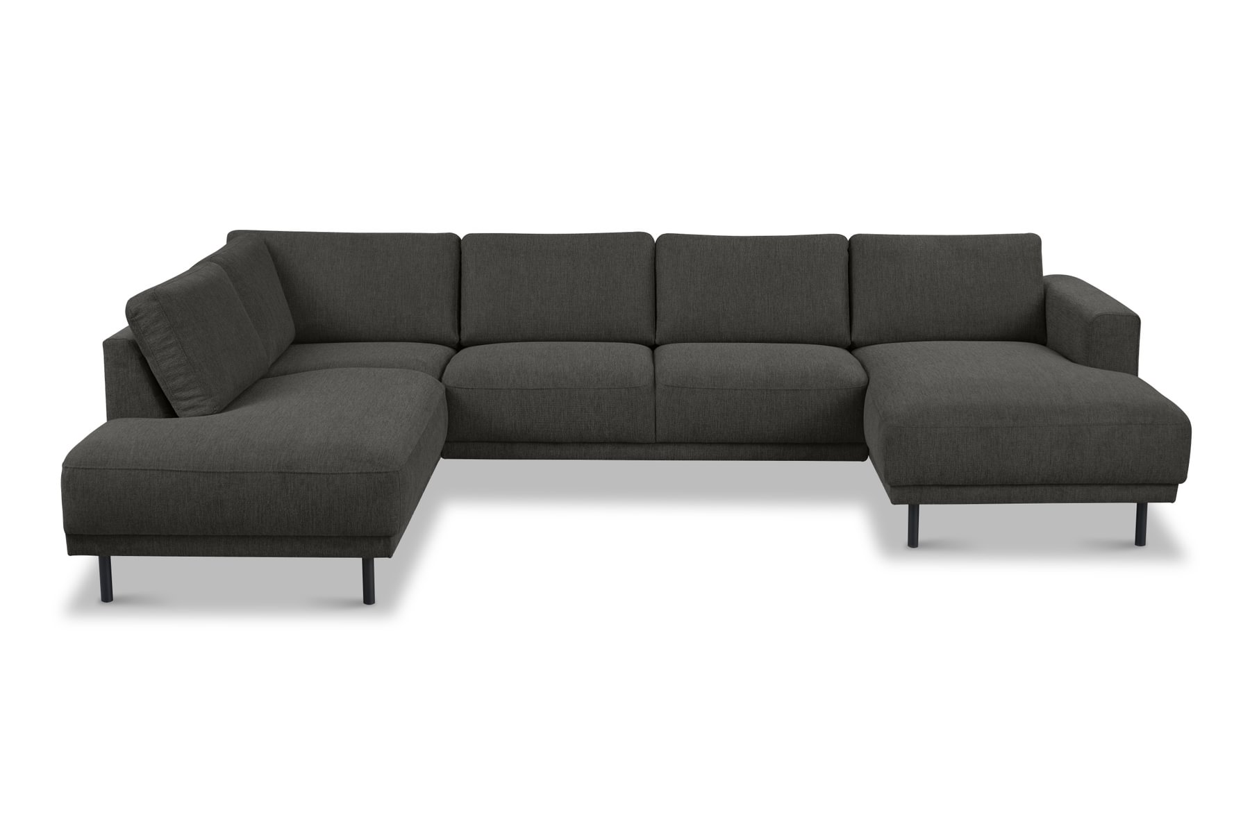 Portland u-sófi OE vinstri Brego 18 dökkgrár - Image 4