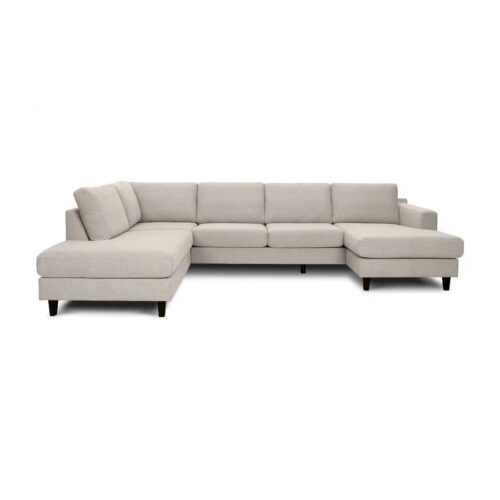 Tampa u-sófi o.h. vinstri Hevre ljós beige Bb