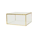 Speedtsberg glerbox gyllt 25x25x13cm