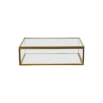 Speedtsberg glerbox gyllt 17x12x5cm