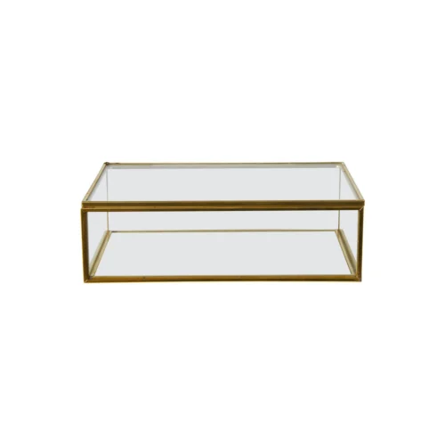 Speedtsberg glerbox gyllt 17x12x5cm