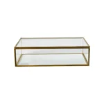Speedtsberg glerbox gyllt 20x13x6cm