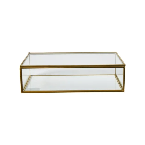 Speedtsberg glerbox gyllt 20x13x6cm
