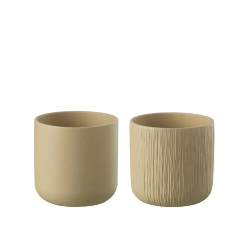 Jolipa Gen blómapottur 2 gerðir L beige