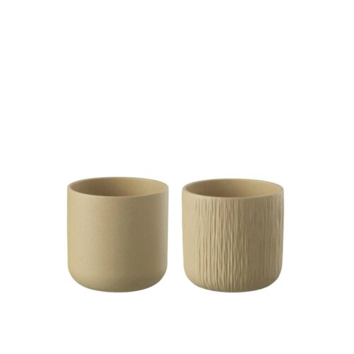 Jolipa Gen blómapottur 2 gerðir M beige