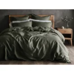 Kosy bambus rúmföt 200x220 Olive – mynd 2