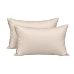 Kosy bambus koddaver 2 stk 50x70 cm Sand