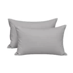 Kosy bambus koddaver 2 stk 50x70 cm grá