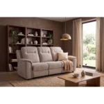 Tacoma sófi 3s rafmagns áklæði 4A beige - Image 9
