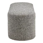 House Nordic Westport bekkur bouclé svart/hvítt – mynd 5