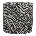 House Nordic Kimberley skammel m/zebra mynstri – mynd 3