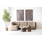 House Nordic Delphi hliðarborð dökkbrúnt – mynd 2