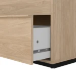 Hana kommóða m/6 skúffum ljós viður – mynd 3