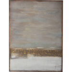 Kare Abstract Horizon akrýl málverk 90x120cm